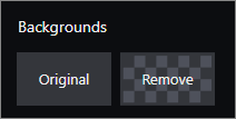 XVC Backgrounds options (Original or remove) 