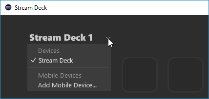 Stream deck software devices list