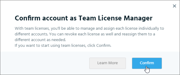 XSplit Dashboard License Manager confirmation popup